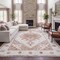Jonathan Y Eleanor Vintage Medallion Border Non-Slip Machine-Washable Cream/Terra 3 ft. x 5 ft. Area Rug VOR100G-3 - alternate 3