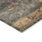 Homeroots 9' X 12' Fern Green Black And Terra Cotta Striped Washable Indoor Outdoor Area Rug 605983 - alternate 2