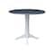 Whitewood Industries Extension Dining Tables, 45 in L, 38 in H, Parawood, 5 Piece Set K05-42DPT-27-S61724 - alternate 2