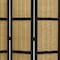 Homeroots 67" Brown Folding Three Panel Screen Room Divider 274670 - alternate 3