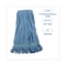Boardwalk Super Loop Wet Mop Head, Cotton/Synthetic Fiber, 1in Headband, Medium Size, Blue BWK502BLNB - alternate 6