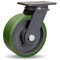 Hamilton Extended Service Swivel Caster, 8" x 3" Duralast Polyurethane (95A) on Cast Iron Wheel S-ES-83DT - alternate 1