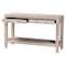 Baxton Studio Nira Faux Shagreen Console Table 263-14504-ZORO - alternate 4