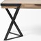 Homeroots 60" Brown and Black Writing Desk 380231 - alternate 5