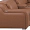 Homeroots Chestnut Italian Leather Power Reclining U Shaped Twelve Piece Corner Sectional With Console 632555 - alternate 3