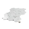 Apollo Tile White 11x12 Bianco Carrara, Bardiglio Marble Polished Floor and Wall Mosaic Tile 4.73 sqft/case, 5PK APLDC88G35A - alternate 3