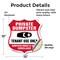 Signmission Private Dumpster Shield Sign Tenant Use, 12 Inch X 12 Inch, Vinyl Decal SHI-D-12-438 - alternate 3