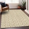 Homeroots 3' X 5' Gold And Beige Ogee Washable Indoor Outdoor Area Rug 601566 - alternate 3