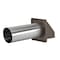 Lambro 224BS Hood Vent, 6.49 in W Hood, 4.81 in H Hood, 4 in Duct, Plastic Hood, Brown Hood 224B/S - alternate 2