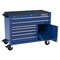 Proto 550 Series Rolling Tool Cabinet, 7 Drawer, Blue, Steel, 50 in W x 25-1/4 in D x 41 in H J555041B-7BL-1S - alternate 2