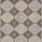 Homeroots 9' X 12' Chocolate And Beige Floral Washable Indoor Outdoor Area Rug 610749 - alternate 4