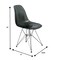 Leisuremod Cresco Plastic Dining Side Chair, Transparent Black, 2PK CR19TBL2 - alternate 5