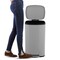 Happimess Curtis 8-Gallon Step-Open Trash Can, Gloss Gray HPM1011D - alternate 4