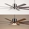 Jonathan Y Octo 66" 1-Light Contemporary Industrial Iron/Plastic Mobile-App/Remote-Controlled 6-Speed Ceiling F JYL9712C - alternate 6