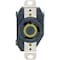 Leviton 30A 125V Black Industrial Grade L5-30R Locking Outlet Receptacle 065-2610 - alternate 1