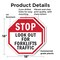 Signmission Stop Look Out for Forklifts Traffic, 18 inch X 18 inch, Plastic Sign, 2PK OC-P-2PACK-18-58 - alternate 3