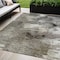 Homeroots 5' X 8' Taupe Beige And Ivory Abstract Washable Indoor Outdoor Area Rug 577758 - alternate 1