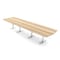 Skutchi Designs 14ft Arc Rectangle Conference Table With Power | Harmony Series | 14 Person Meeting Room Table HAR-AREC-48X168-T-K525-NA - alternate 1