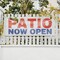 Signmission Patio Now Open, 36 Inch x 96 Inch, Vinyl Banner B-96-30780 - alternate 2