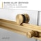 Anzzi Stellar 51 to 54 in. x 76 in. Sliding Frameless Shower Door in Brushed Gold with Tempered Glass SD-FRLS05903BG - alternate 2