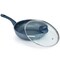 Oster Havendale 3 Quart Nonstick Aluminum Saute Pan with Lid in Metallic Blue 82668.01 - alternate 3