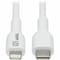 Eaton EATON USB-C To Lightning Sync/charge Antibacterial Cable M/m, Mfi M102AB-02M-WH - alternate 1