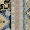 Homeroots 5' X 8' Black Ivory And Copper Aztec Washable Indoor Outdoor Area Rug 598455 - alternate 3