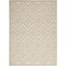 Homeroots 5' X 7' Cream And Beige Geometric Indoor Outdoor Area Rug 556277 - alternate 1