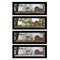 Homeroots Set Of Four Four Seasons Collection II 3 Black Framed Print Wall Art, 4PK 405762 - alternate 1