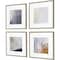 Homeroots Set Of Four Nightscape I Gold Framed Print Wall Art, 4PK 474037 - alternate 2