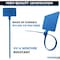 Kable Kontrol Identification & Tamper Proof Cable Zip Ties, 9 in L, Blue, Nylon Co-polymer, 80 lbs Strength CTWO-9-100-BL - alternate 2