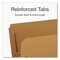Pendaflex Kraft Fastener Folders, Straight Tab, Expands 0.75", 2 Fasteners, Letter Size, Kraft, 50PK 1006992 - alternate 4