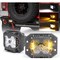 Race Sport Lighting 40-Watt LED Auxiliary Flush Mount Light with Amber Side Strobe PR RS02FMC - alternate 2