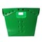 Flipside Corrugated Postal Storage Tote, 18-1/4 in L x 13-1/4 in W x 11-3/5 in H, Green, Plastic, 4 PK 40152 - alternate 3