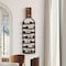 Vintiquewise Decorative Wall-Mounted 7-bottle Metal Wine Rack with Mesh Cork Catcher, Stylish QI004683 - alternate 3