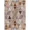Homeroots 10' X 14' Brown Beige And Khaki Geometric Washable Indoor Outdoor Area Rug 583021 - alternate 5