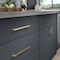 Richelieu 10 1/8 in (256 mm) Center-to-Center Champagne Bronze Contemporary Cabinet Pull BP7348256CHBRZ - alternate 3