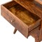 Homeroots 24" Brown Solid Wood Square Two Drawer Nightstand 651576 - alternate 2