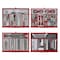 Teng Tools 615 Piece PRO35 53 Inch Wide Red Mega Master Roller Cabinet Tool Kit - TKW53R615T - alternate 2