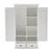 Homeroots 43" Off White Solid Wood Two Drawer 523198 - alternate 3