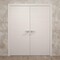 Sartodoors Interior Solid French Double Doors 64 x 80 inches, Ego 5000 Painted White Oak, Wood Interior Solid EGO5000DD-PWO-64 - alternate 4