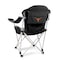Picnic Time Family Of Brands NCAA Texas Longhorns Reclining Camp Chair - Beach Chair for AdultsBlack with Gray Accents 803-00-175-194-1 - alternate 1
