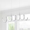 Jonathan Y Ali 31" Dimmable Adjustable Integrated LED Metal Linear Pendant, Chrome JYL7024A - alternate 6