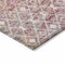 Homeroots 3' X 5' Pink And Ivory Argyle Washable Indoor Outdoor Area Rug 615818 - alternate 3