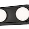 Afx Hollywood, 24" LED Vanity Light, 4 Light, Black HLWV240522LAJMVBK - alternate 2