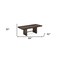 Homeroots 84" Dark Brown Wood Self-Storing Leaf Trestle Base Extension Dining Table 544748 - alternate 6