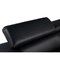 Homeroots 89" Black Italian Leather Solid Wood Sofa 720449 - alternate 3