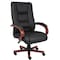 Boss High Back Executive Wood Finished Chairs B8991-C - alternate 1