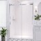 Anzzi Stellar 51 to 54 in. x 76 in. Sliding Frameless Shower Door in Polished Chrome with Tempered Glass SD-FRLS05903CH - alternate 4