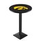 Holland Bar Stool Co 42" Blk Wrinkle Iowa Pub Table, 36" dia. Top L217B4236IowaUn - alternate 1